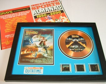back to the future   signed display