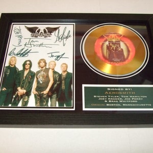 aerosmith  signed display