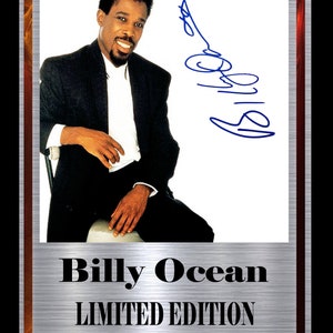 Expositor firmado BILLY OCEAN