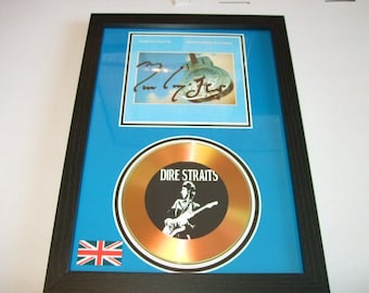 dire straits  signed display