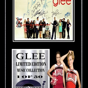 glee signed display