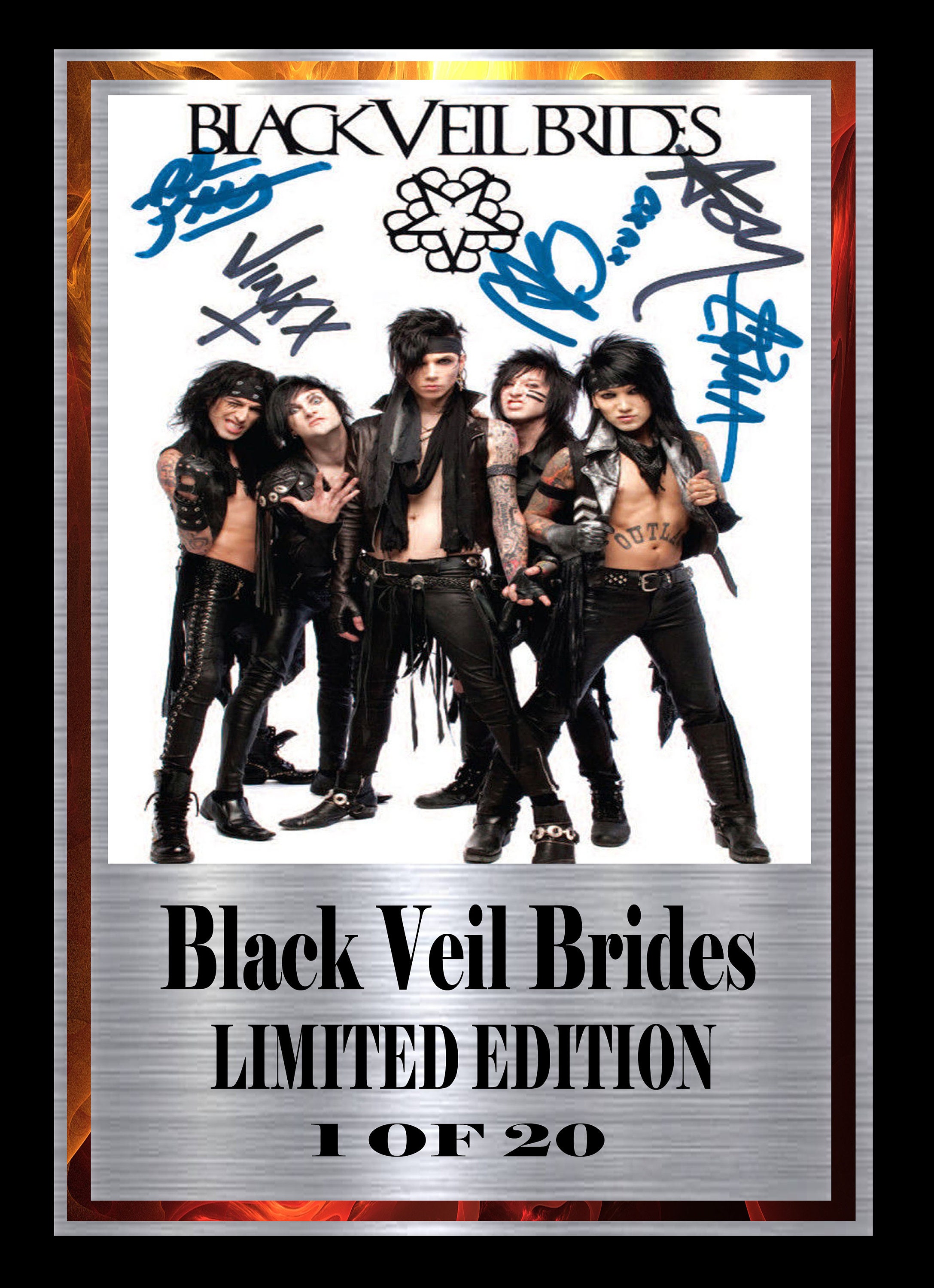 BLACK VEIL BRIDES Signed Display - Etsy