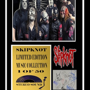 Slipknot autograph - Etsy 日本