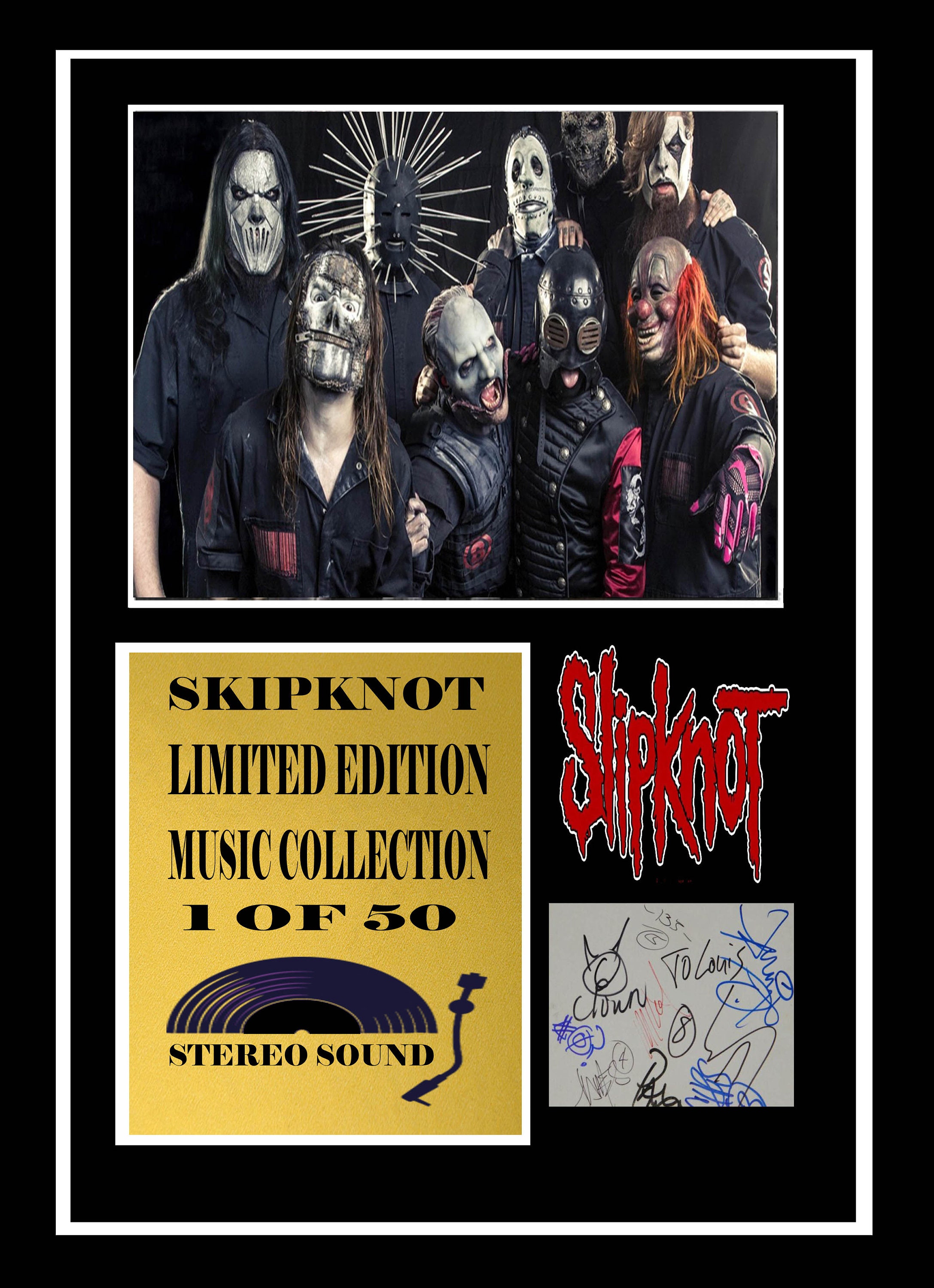 Slipknot Poster Signed - Etsy