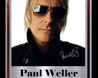 PAUL WELLER gesigneerd display