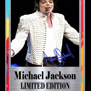 MICHAEL JACKSON   signed display