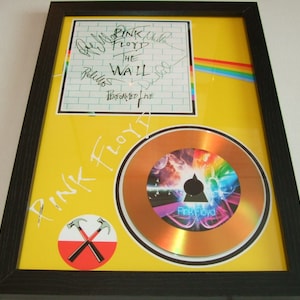 pink floyd   signed display