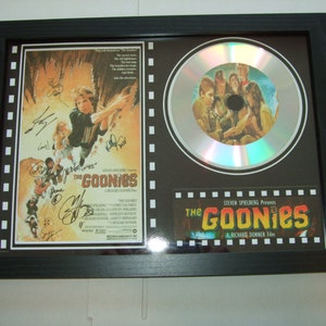 the goonies  signed display