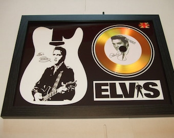 Elvis Signed Mount Framed - Etsy