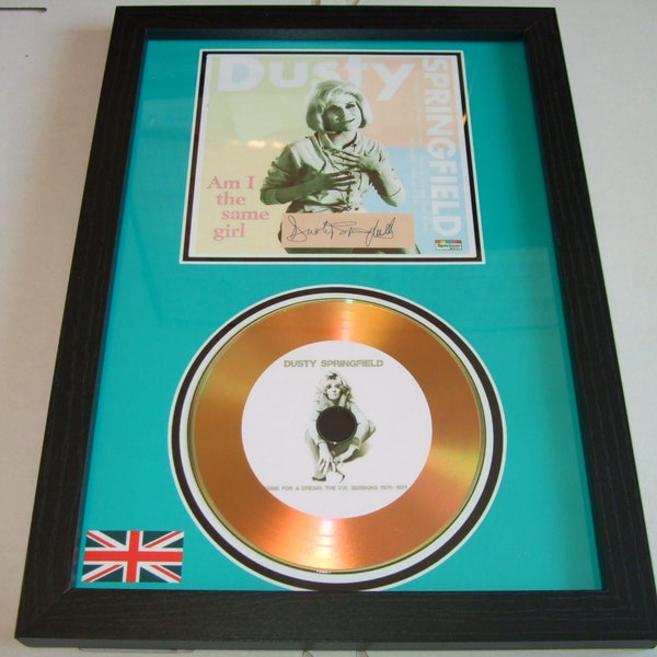 dusty springfield signed display