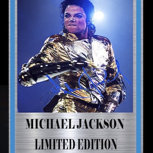 MICHAEL JACKSON   signed display