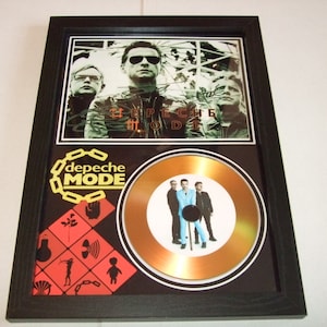 depeche mode  signed display