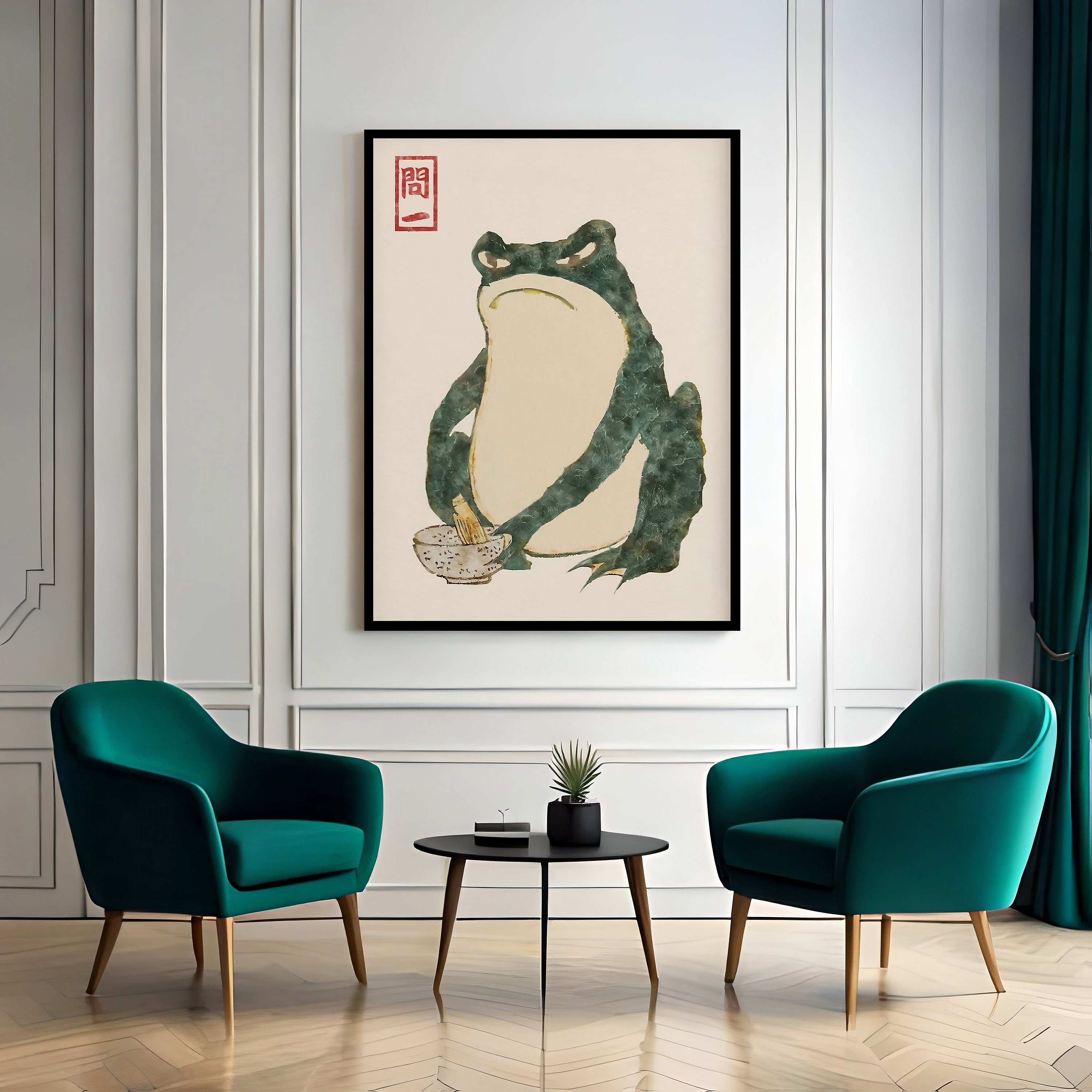 Japanese Frog Print, Matsumoto Hoji Wall Art, Vintage Wall Art ...