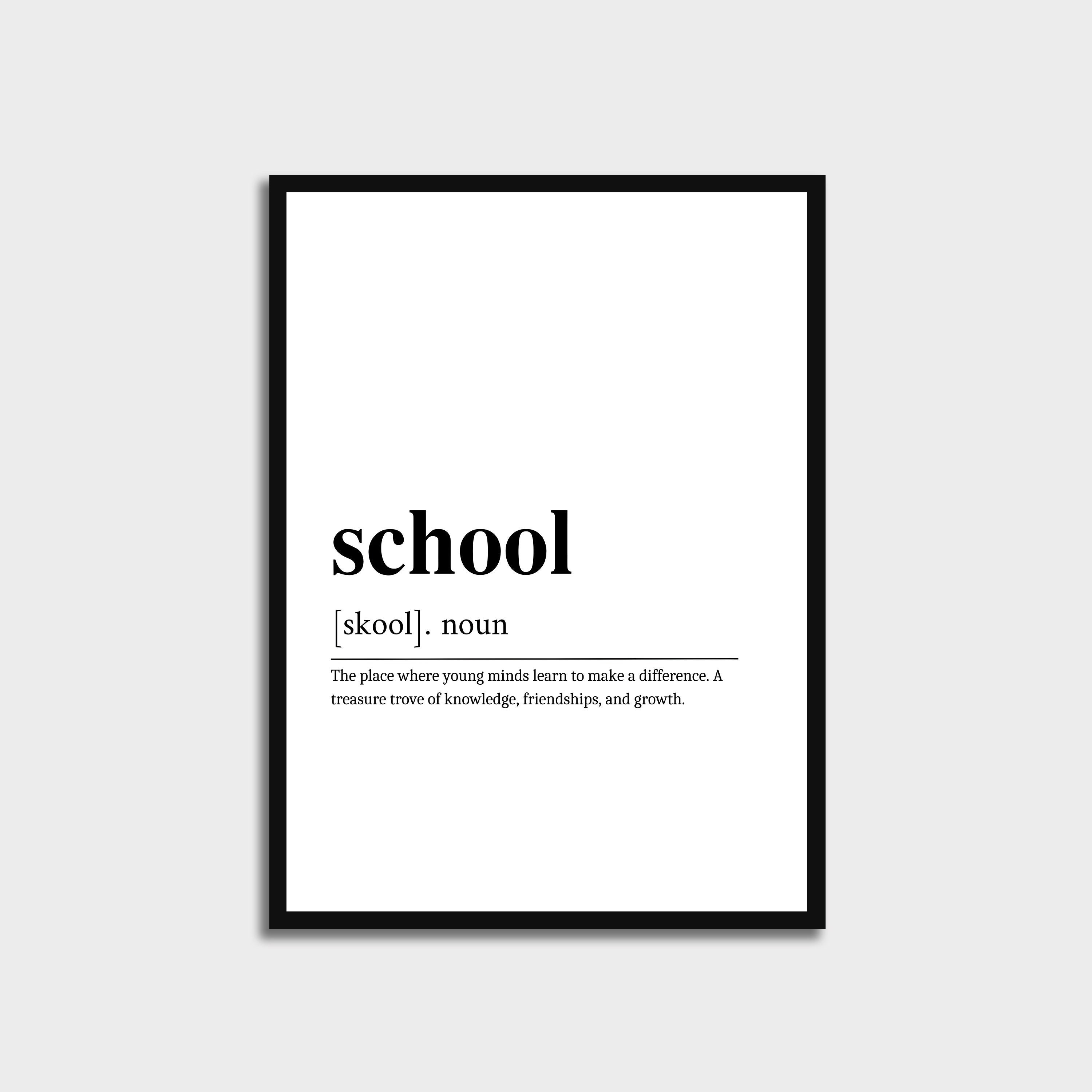 SCHOOL DEFINITION MEANING visual data 5