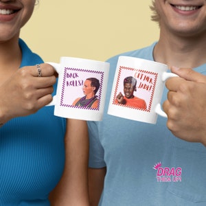 Drag Race Inspired Mug Alyssa Edwards Back Rolls Coco Montrese, Queer LGBT Gift Idea, RPDR TV Show Ceramic Mug, Drag Race Quotes