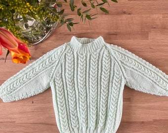 Hand Cable Knit Jumper