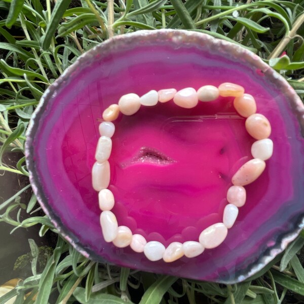 Bracelet opale rose