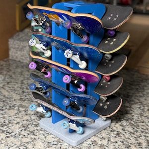 Tommy’s Tech Rack Fingerboard Display Stand - Holds 10 Completes