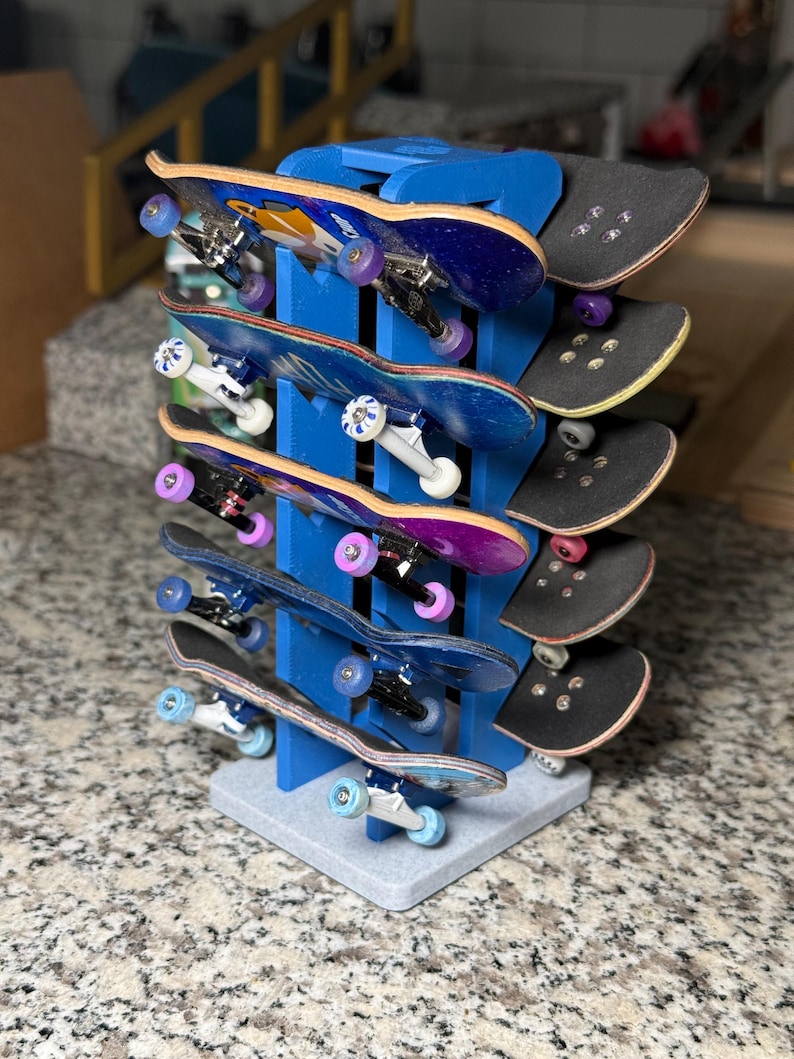 Fingerbard Rack Tommy’s Tech Rack Fingerboard Display Stand - Holds 10 Completes - Etsy