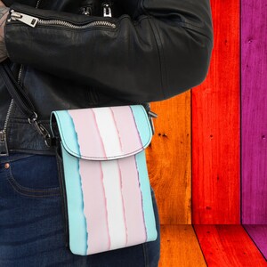 Phone Purse - Trans Flag - Small Pride Bag
