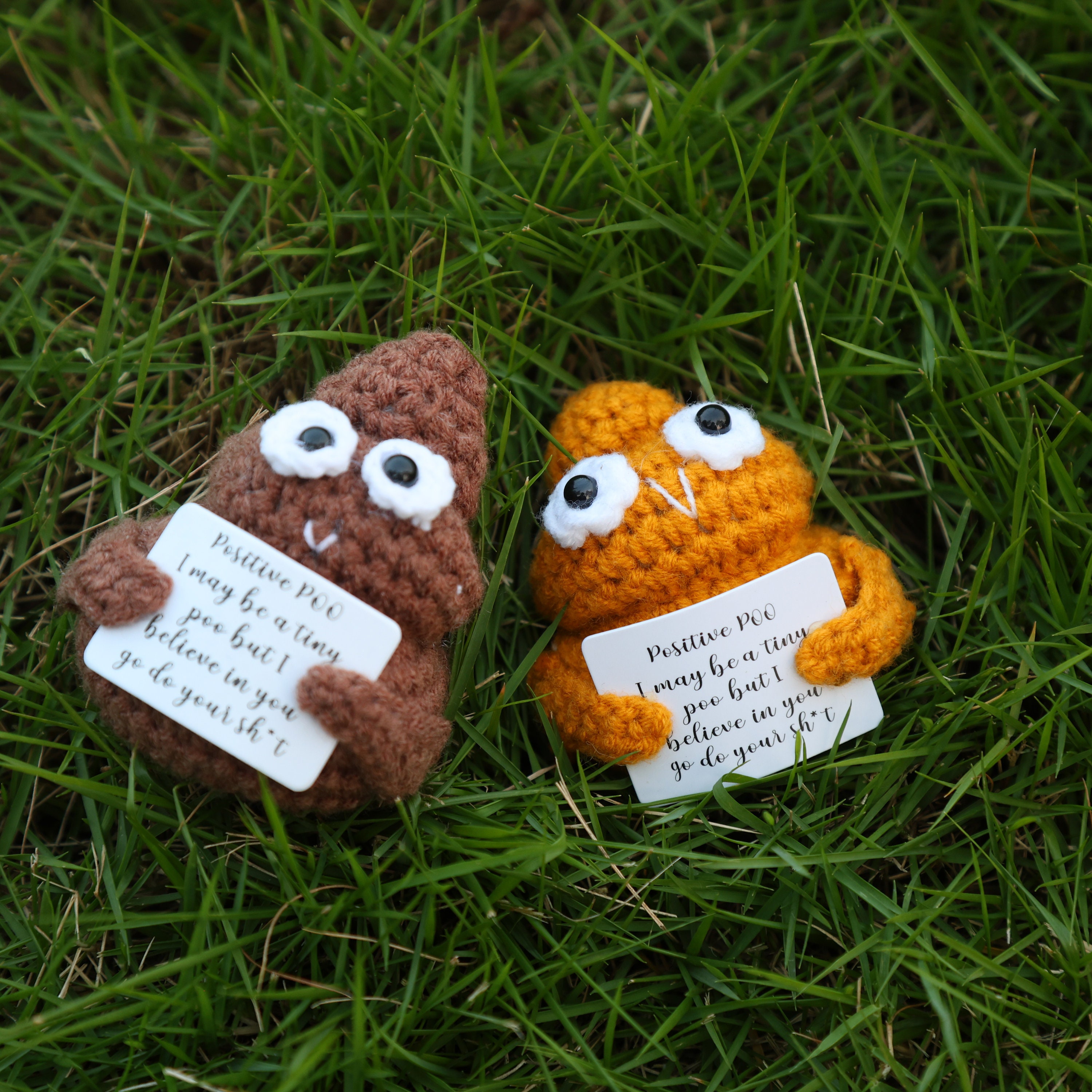 Emotional Support Pickle Handmade Crochet Positive Potato Positive