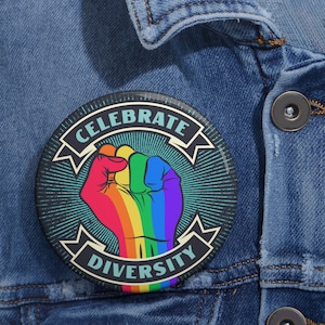 Celebrate Diversity with Our Inclusive Custom Pin Buttons – Perfect for Every Occasion