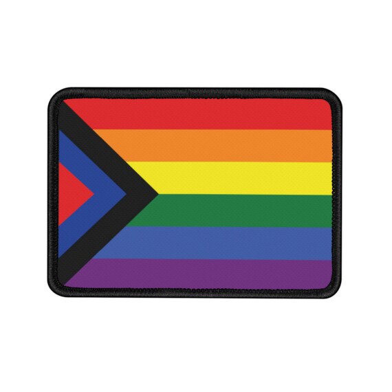 Bandiera LGBT Toppa ricamata da applicare con il ferro da