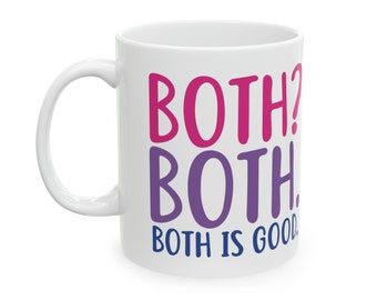 Bisexual Pride Mug: Inclusive Bi Flag Design (Microwave & Dishwasher Safe)