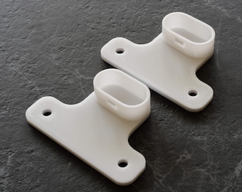 Halterung für IKEA Komplement Kleiderstange - passend für Ikea PAX Kleiderschrank - alte Komplement Version - 2er Set