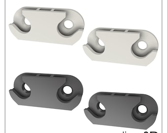 2x Cerniere per scarpiera IKEA Hemnes Bissa Grevbäck, sostituzione per cerniere per porte difettose, compatibili con 110364, accessori per scarpiera Hemnes