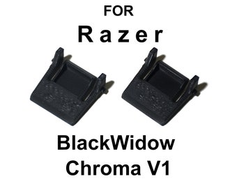 Razer BlackWidow Chroma V1 Tastatur Fuß, Bein, Ständer, Kippbein, Halterung, Aufsteller, Ersatz, 2 Stück, 3D Druck