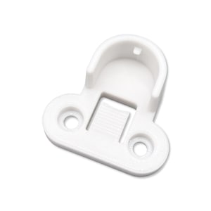 2x Clothes rail brackets suitable for IKEA PAX KOMPLEMENT - Replacement bracket for clothes rail - Spare part 130527 130627 - Set of 2 pieces