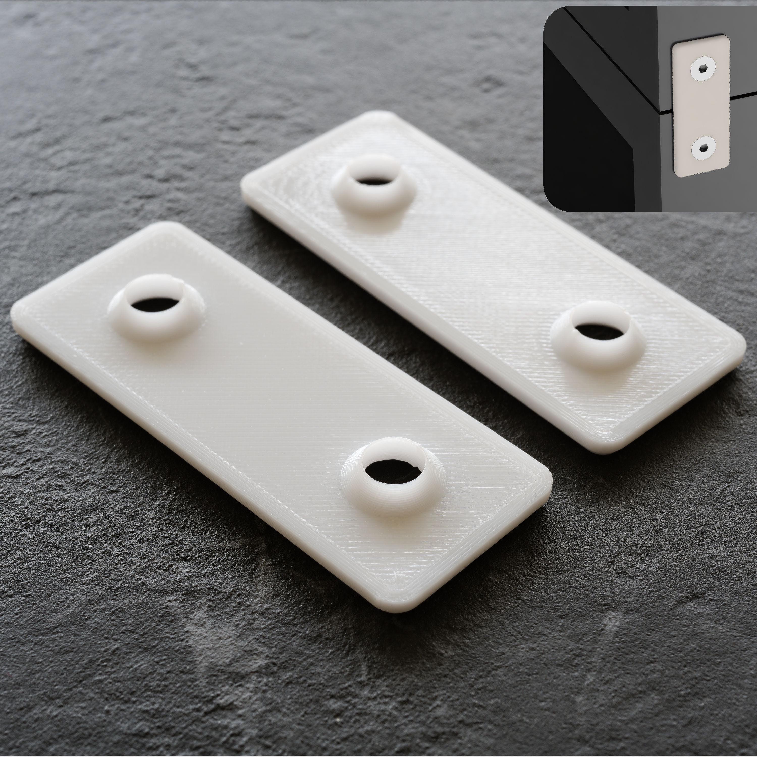 Shelf Connectors for IKEA Kallax - Set of 2 - for Securely
