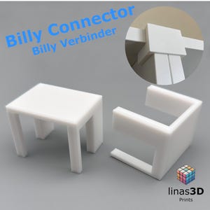 Connectors for IKEA Billy bookcase - seamless connection for a harmonious appearance - 2 pieces