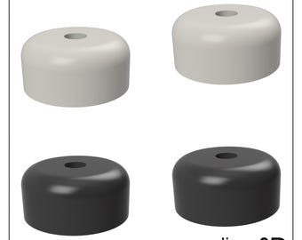 4 piedini per mobili per vetrina IKEA Detolf, compatibili con il pezzo di ricambio IKEA 113290, piedini di base sostitutivi per vetrina Detolf, accessori per mobili IKEA