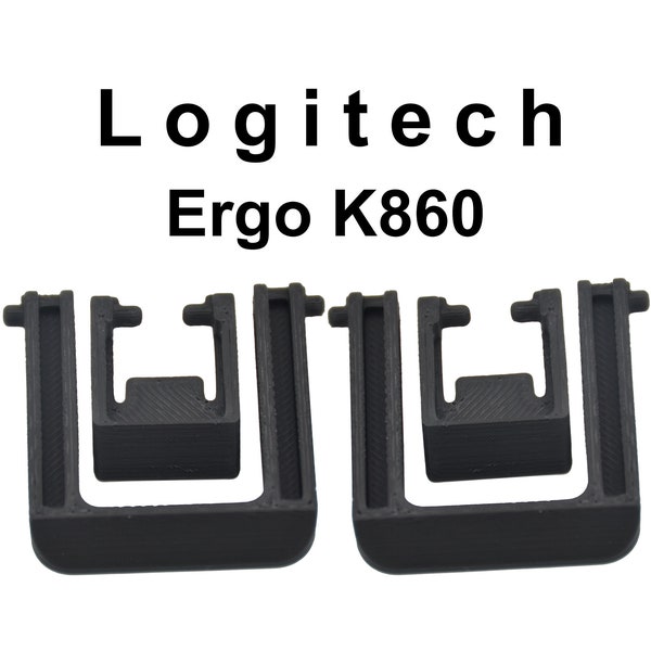 Logitech Ergo K860 Ersatz Tastatur Füße, Beine, Ständer, Tilt leg, vierteiliges Set