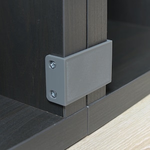 2 connettori per mensola IKEA Kallax - montaggio senza foratura - viti opzionali