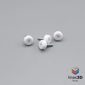 4 viti per pannello forato IKEA Skadis, viti di montaggio di ricambio, accessori per montaggio a parete, accessori per sistema Skadis