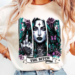 A Cadela Png, Sarcástico png para Camisetas, Cartão de Mulher Badass png, Pincelada png, Engraçado adulto png, Design de Sublimação, Download Digital