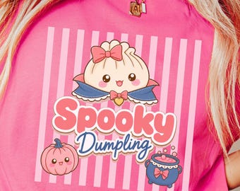 Spooky Dumpling PNG, Vampire Dumpling Png, Cute Vampire Png, Halloween Shirt Design, Halloween Sublimation Design, Digital Download