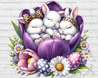 Easter Bunny Png, Easter Rabbit Png, Cute Easter Png, Easter Flowers png, Easter Clipart, Sublimation Designs, Instant Digital Download