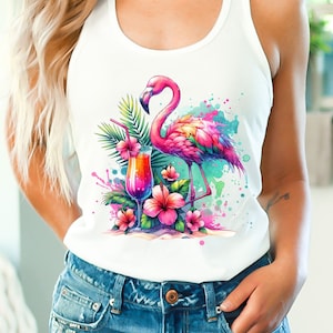 Flamingo Png, Flamingo png for Shirt, Cute Flamingo png, Flamingo Clipart, Flamingo Watercolor png, Flamingo Clipart, Sublimation Design