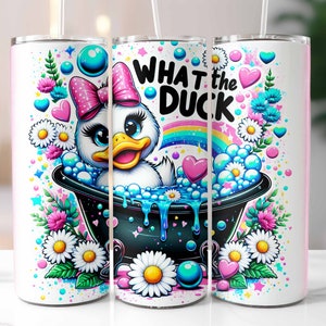 Qu&#39;est-ce que le canard emballer, gobelet impertinent, sublimation sarcastique, canard en caoutchouc drôle, gobelet maigre 20 oz, téléchargement numérique, fichiers PNG