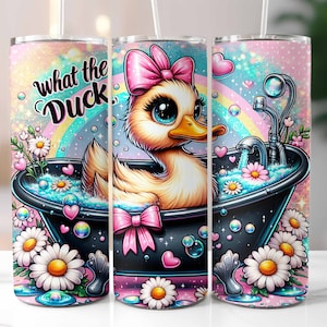Qu&#39;est-ce que le canard emballer, gobelet impertinent, sublimation sarcastique, canard en caoutchouc drôle, gobelet maigre 20 oz, téléchargement numérique, fichiers PNG