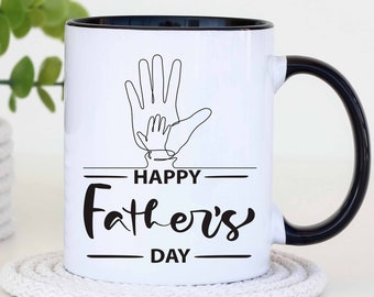 Glücklicher Vatertag Becherverpackung, Vatertagsbecher, Becher für Vater und Sohn, Geschenk für Vatertag, 11 Unzen und 15 Unzen, Sublimationsdesign, sofortiger digitaler Download