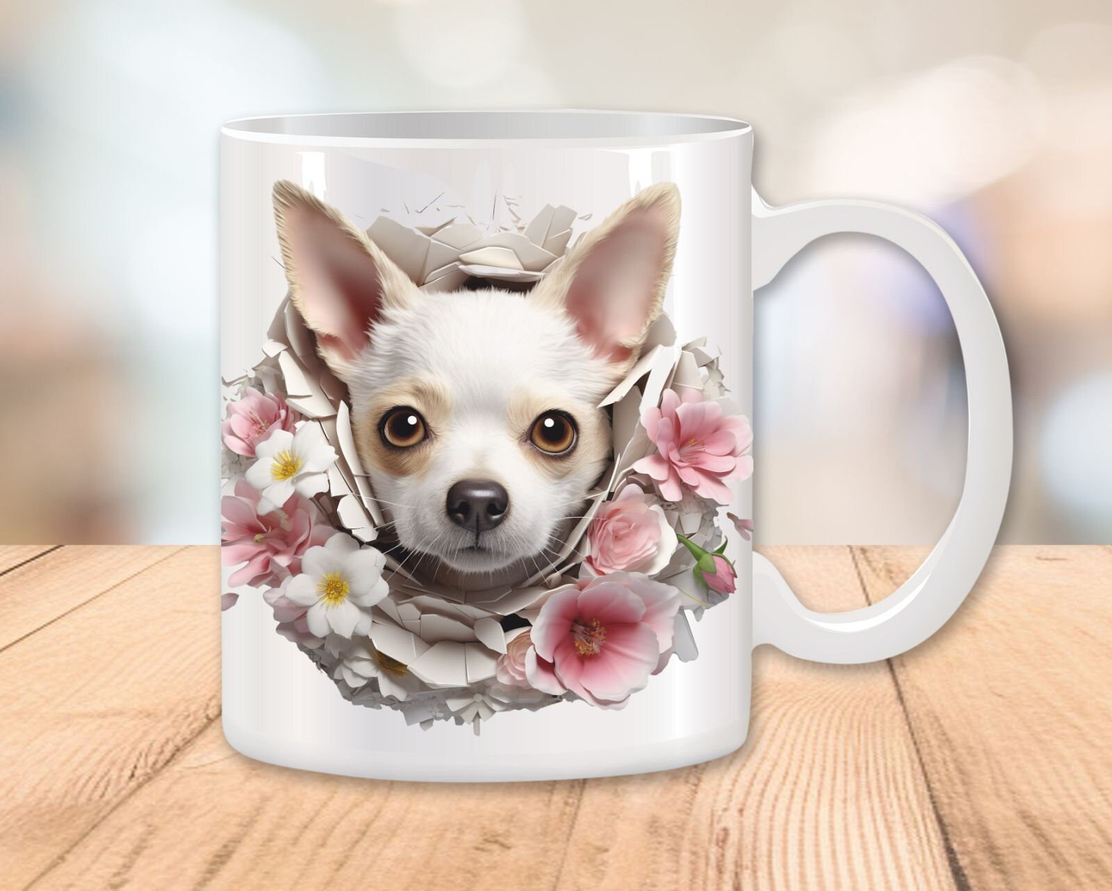 CafePress Chihuahua Ceramic Coffee Mug - 11 Oz, Dishwasher & Microwave Safe, Printed In USA - View #6