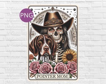 German Shorthaired Pointer Png, Pointer Mom Tarot Card Png, Tarot Dogs png, Hunting Dog, Dog Mom Png, Sublimation Designs, Digital Download
