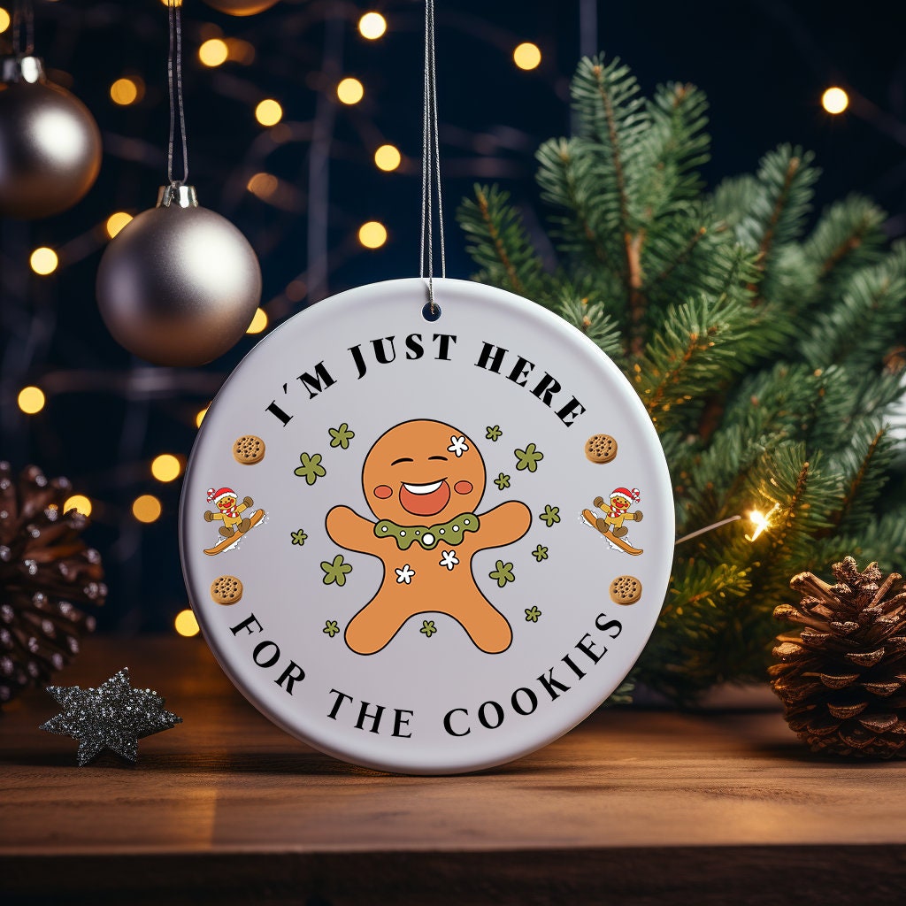 Funny Christmas Ornaments, Sublimation Design, Instant Download, Round — free download