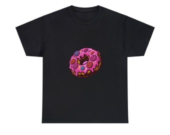 camiseta comida | camiseta donuts | Camiseta rosa | camiseta comida rapida | Camiseta de comida dulce | camiseta de postre