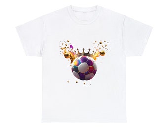 Football T-shirt| Football t-shirt | King of football t-shirt | Soccer ball t-shirt